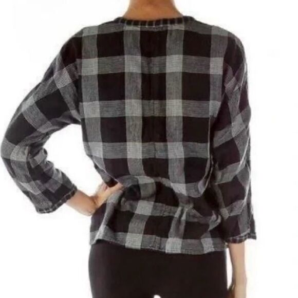 MADEWELL PLAID BABYDOLL POPOVER HAYDEN PLAID - Picture 5 of 8